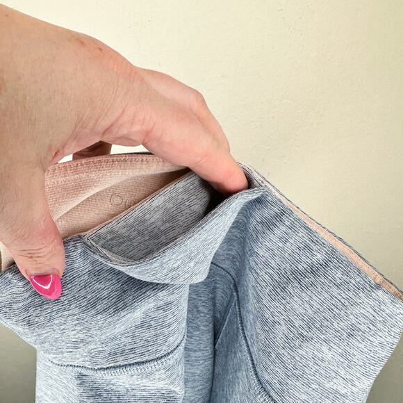 Outdoor Voices Colorblock Springs Lake Dove Rose Quartz 7/8 Leggings Pants Small - Picture 9 of 14